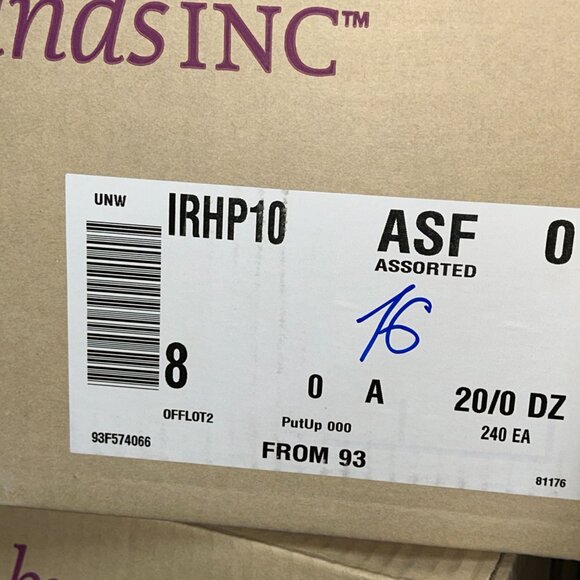 Hanes Girls' Tagless Hipsters – LOT - 240 pcs – 24 packs (10 ea) – Sz 8 - NEW - Picture 3 of 3